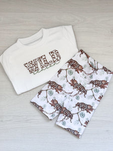 SET wild season cycling shorts set