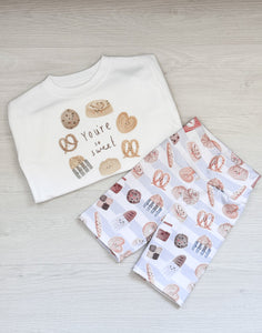 SET boys croissants cycling shorts set