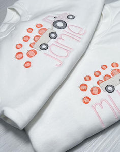 Pumpkin tractor Sweatshirt ONLY