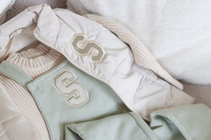Gilet, dungs and knit jumper set
