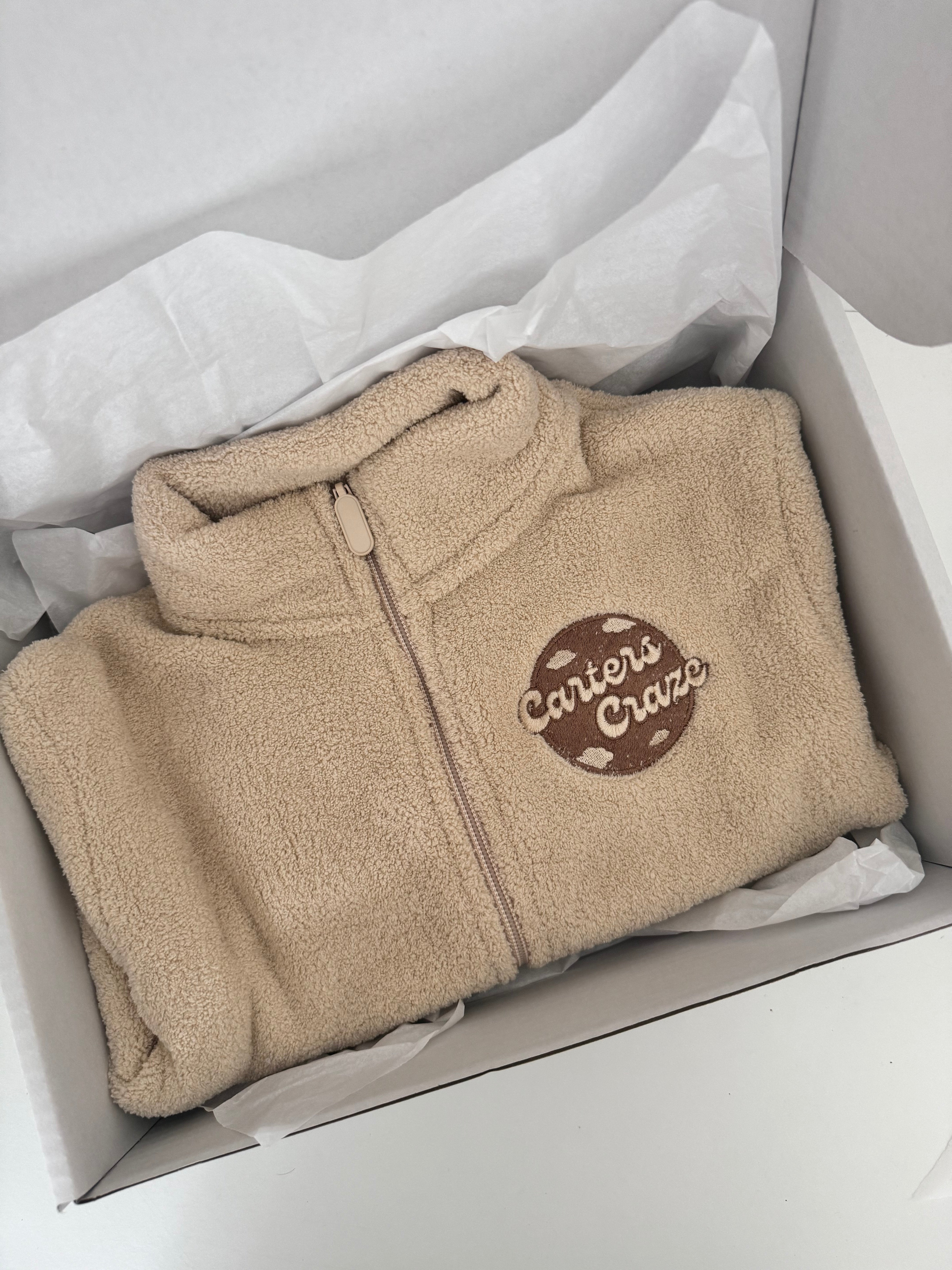 Fleece zipper