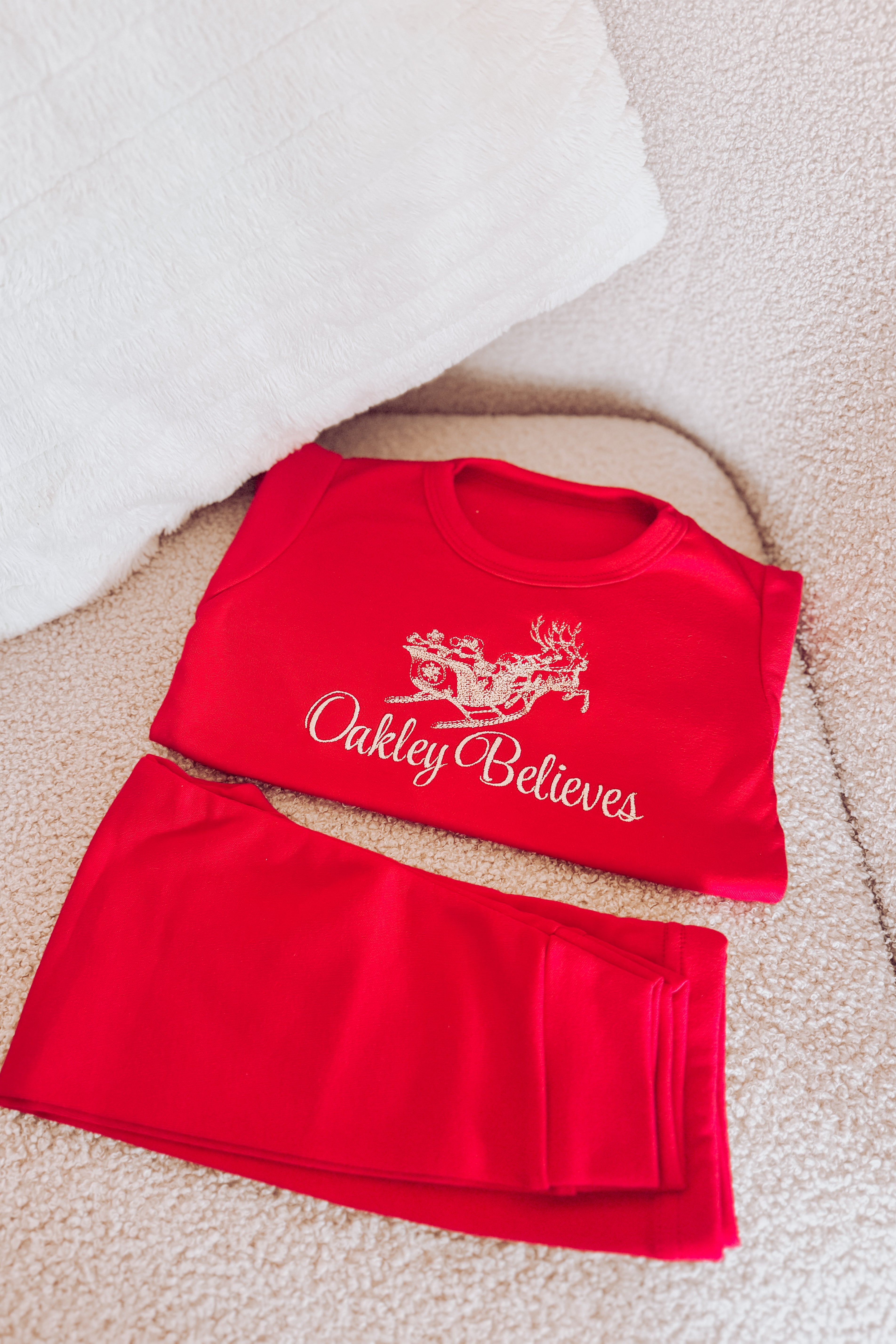 Gold Sleigh Pj's