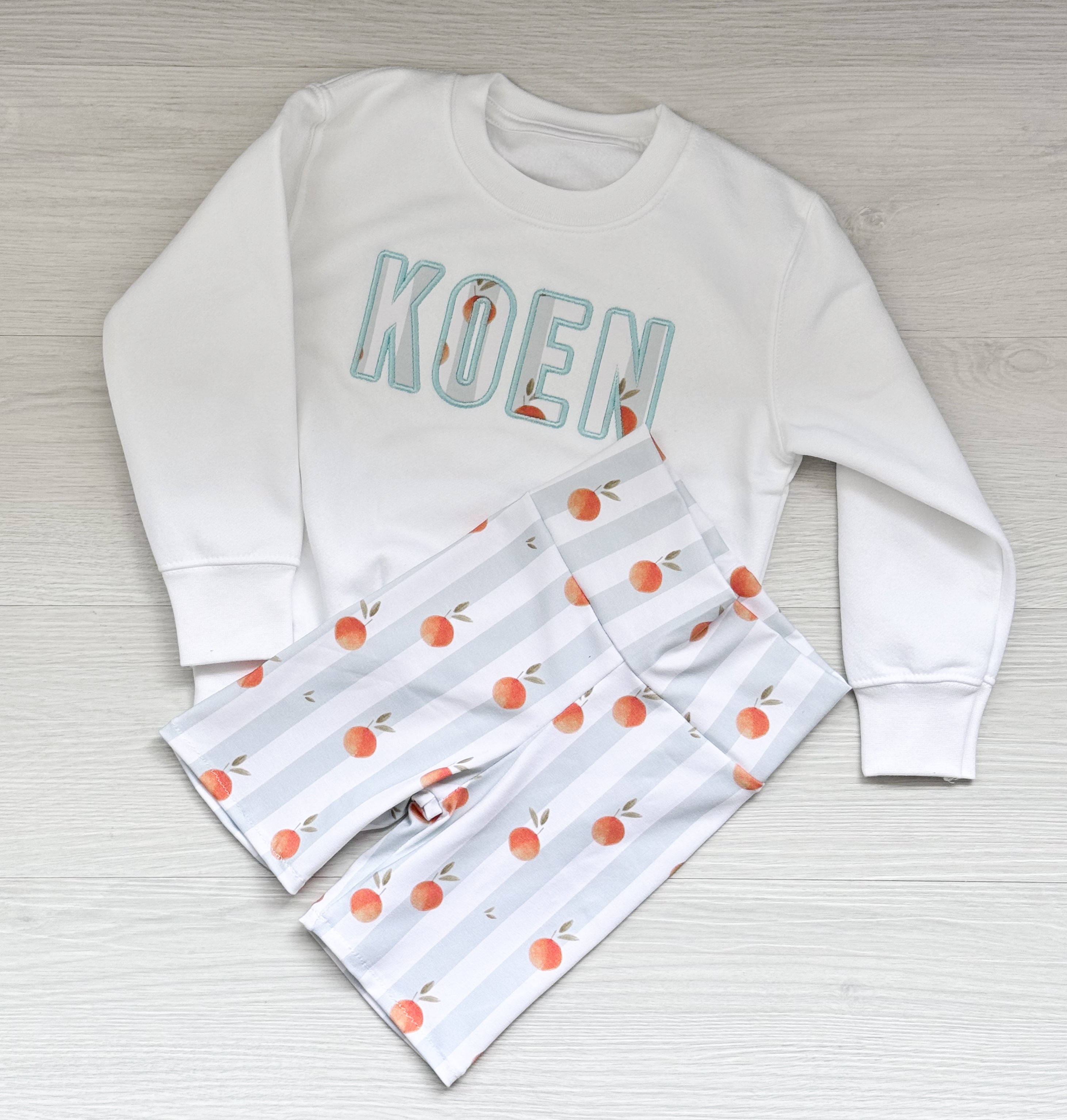 SET Boys oranges cycling shorts set