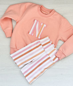 SET Girls Stripes cycling shorts set