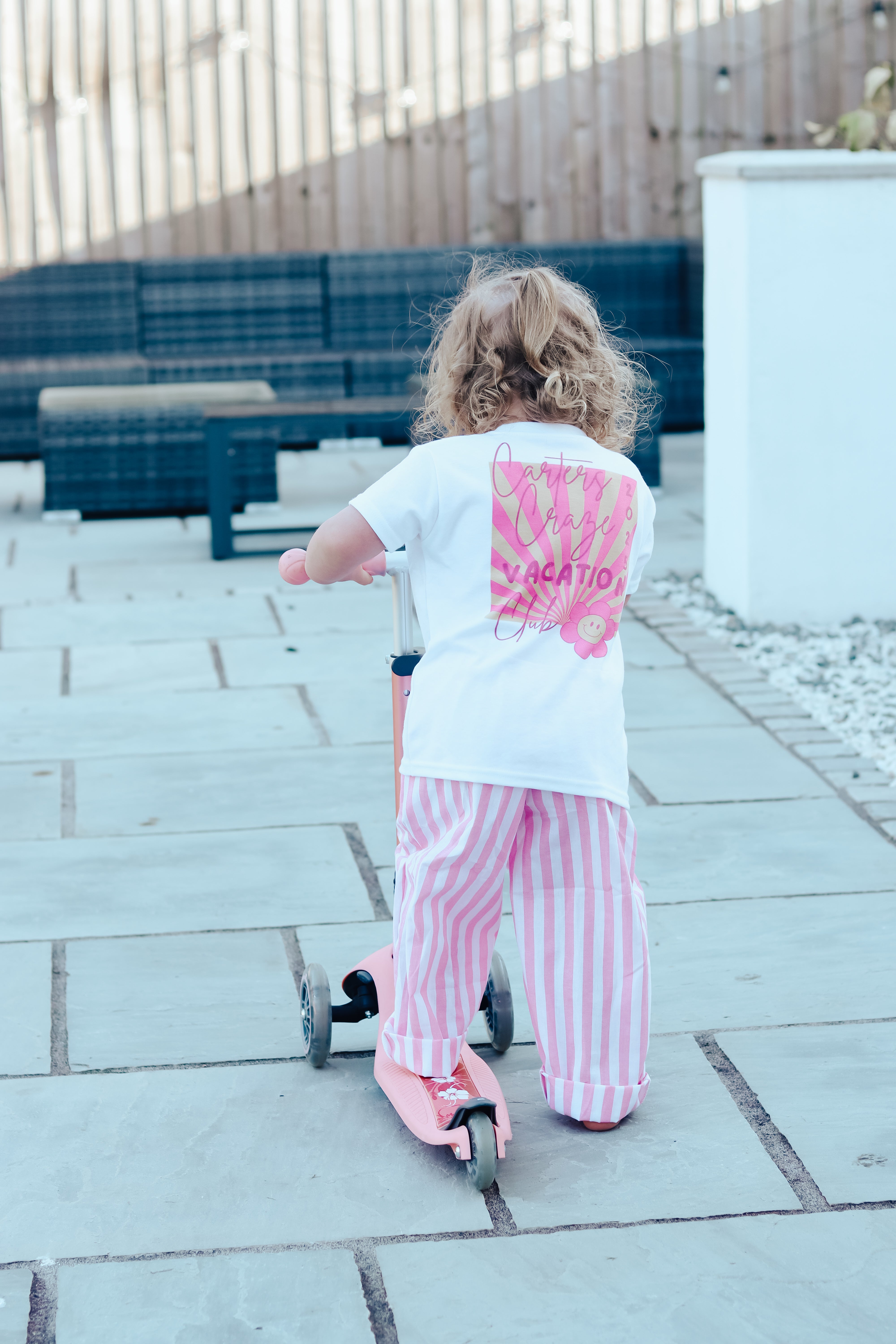 CC set Linen pink trouser set