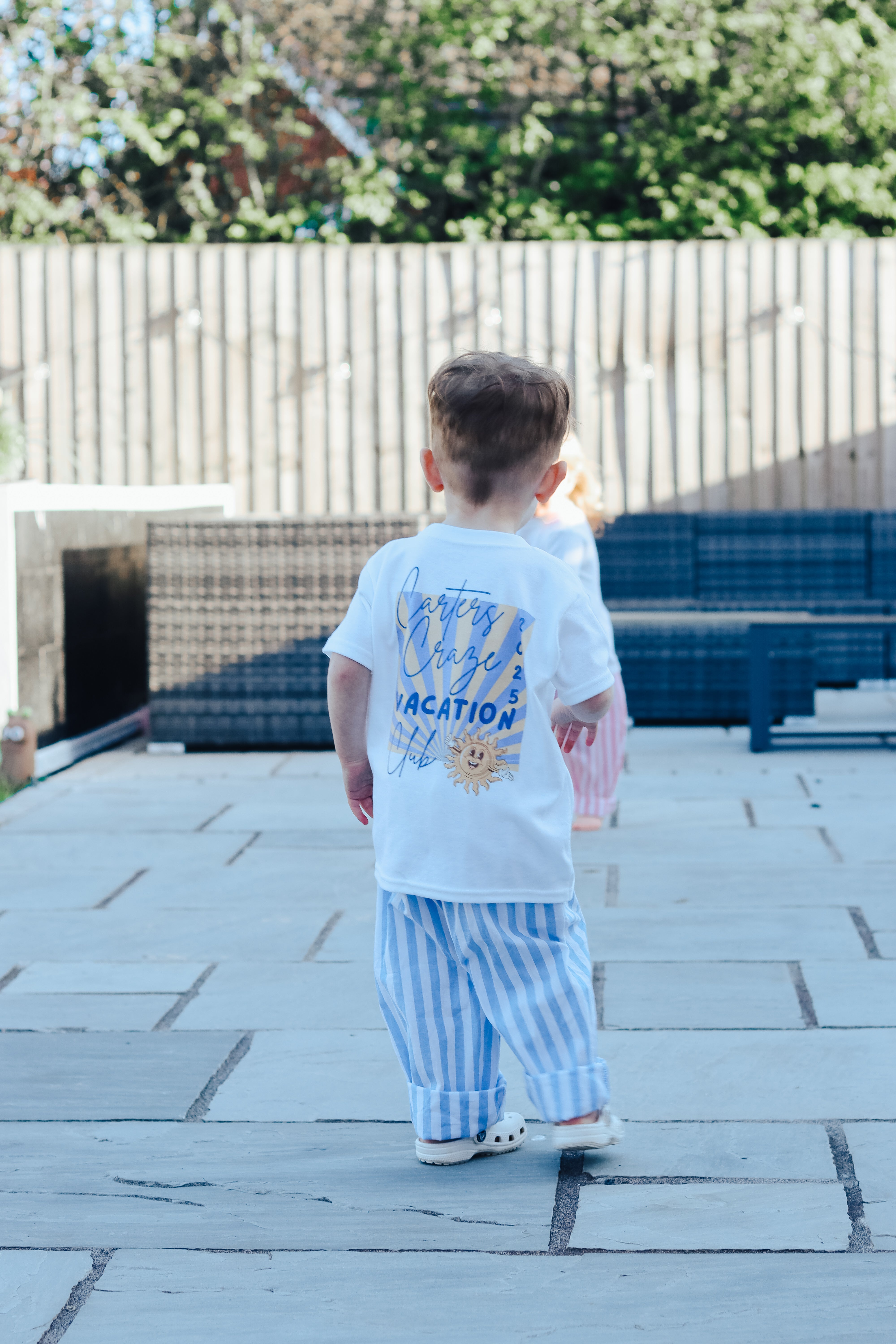 CC set Linen blue trouser set