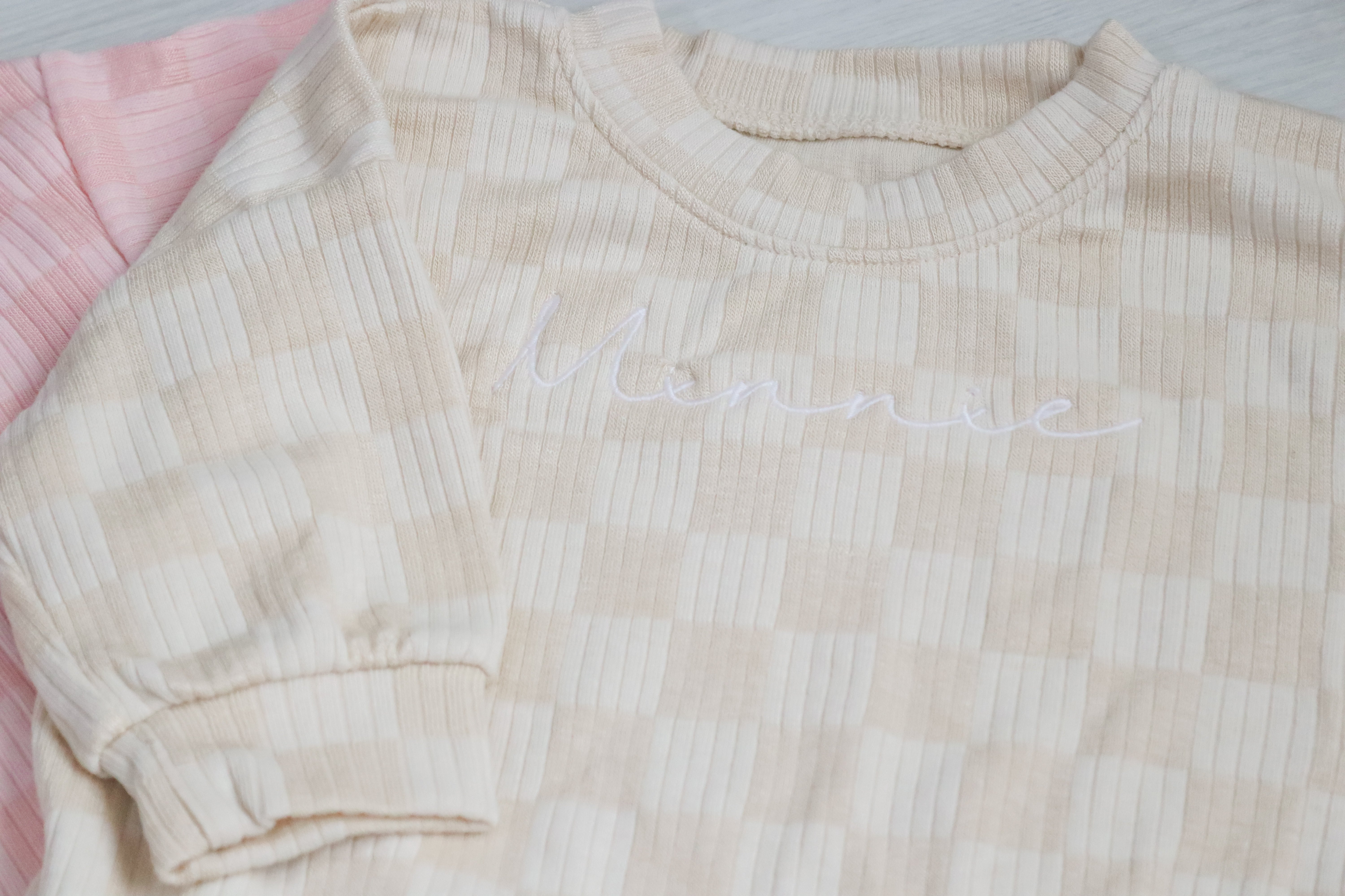 Checkered soft cotton romper