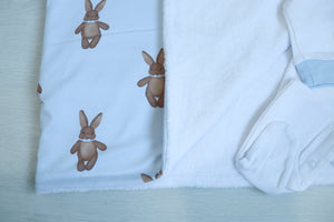 Blanket and baby grow set