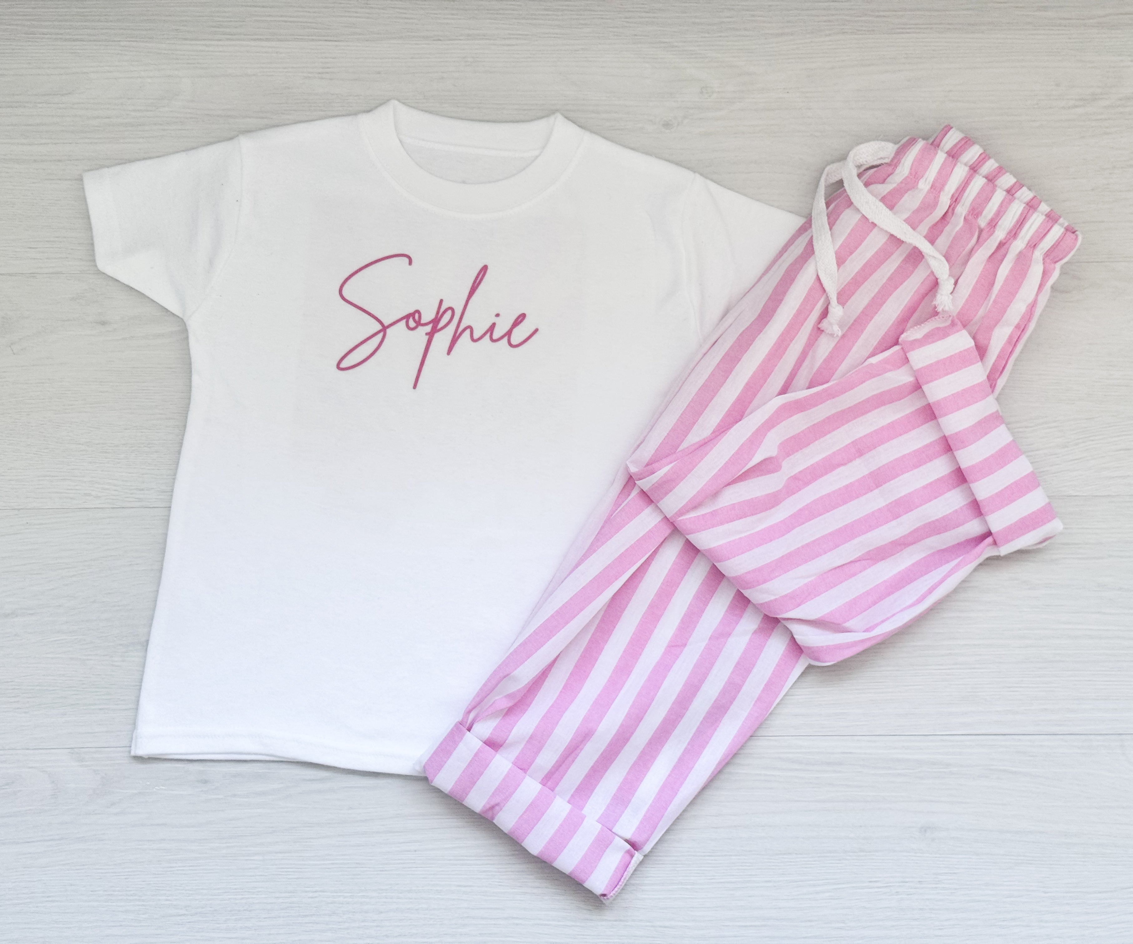 CC set Linen pink trouser set