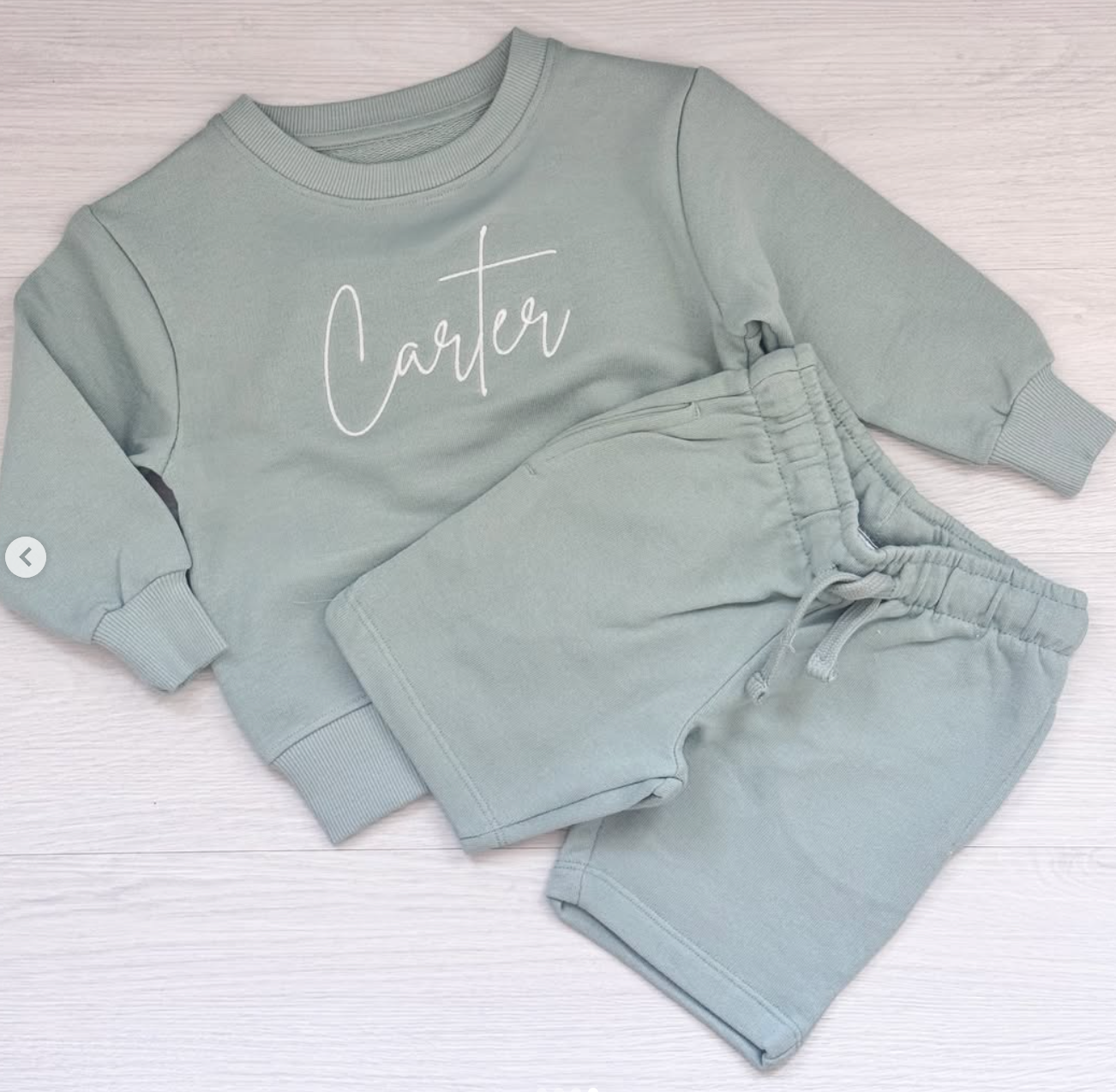 Sweatshirt shorts set