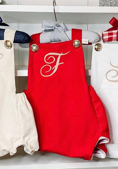 Christmas Red&Gold Luxe romper