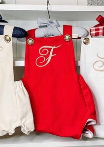 Christmas Red&Gold Luxe romper